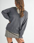 Tamara Oversized V-Neck Sweater - Cloth + Cabin