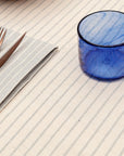 Natural Striped Tablecloth - Cloth + Cabin