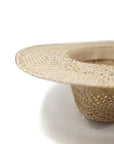 SEIRA - Wide Brim Open Weave Straw Rancher Hat