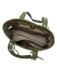 Phoebe Olive Recycled Vegan Shoulder Bag - Cloth + Cabin