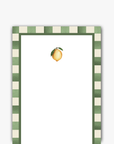 Lemon Watercolor Skinny Notepad - Cloth + Cabin