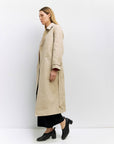 Diane Brushed Twill Trench Coat