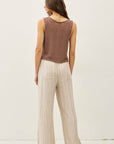 Kyra 29" Striped Linen Pants - Cloth + Cabin