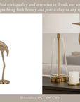 Gold Crane Gleaming Figurine - Cloth + Cabin