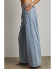Nola Wide Leg Denim Pants
