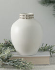 White Ceramic Modern Vase