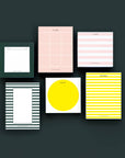 Peony Stripe Chunky Notepad - Cloth + Cabin