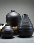 Ebony Compact Vase / Set of 3 - Cloth + Cabin