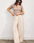 My Go To Wide Leg Trousers - Cloth + Cabin
