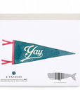 Congrats Pennant Greeting Card