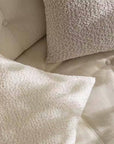 Textured Bouclé-Style 18" Throw Pillow Cover