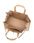 Sutton Tan Recycled Vegan Leather Tote Bag - Cloth + Cabin