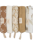 Kendi 5-pc. Wash Cloth Set (Safari Animal)
