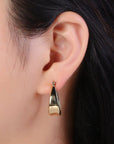 14k Gold Filled Chunky Hoop