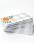 Orange Gingham Pocket Notes™ - Cloth + Cabin