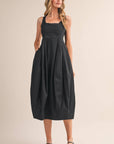 TULIP HEM MIDI DRESS MDR4596 - Cloth + Cabin
