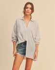 Lyla Striped Button Down Shirts