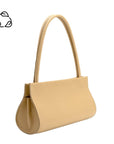 Ryleigh Yellow Recycled Vegan Leather Shoulder Bag