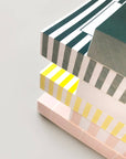 Peony Stripe Chunky Notepad - Cloth + Cabin