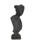 Bronze Grecian Bust Sculpture - Cloth + Cabin