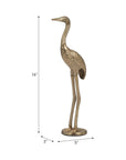 Gold Crane Gleaming Figurine - Cloth + Cabin