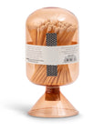 Matches in Glass Cloche- Amber