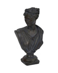 Bronze Grecian Bust Sculpture - Cloth + Cabin
