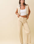 Natalie Wide Leg Denim Pants - Cloth + Cabin