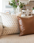 White Floral Pillow Cover