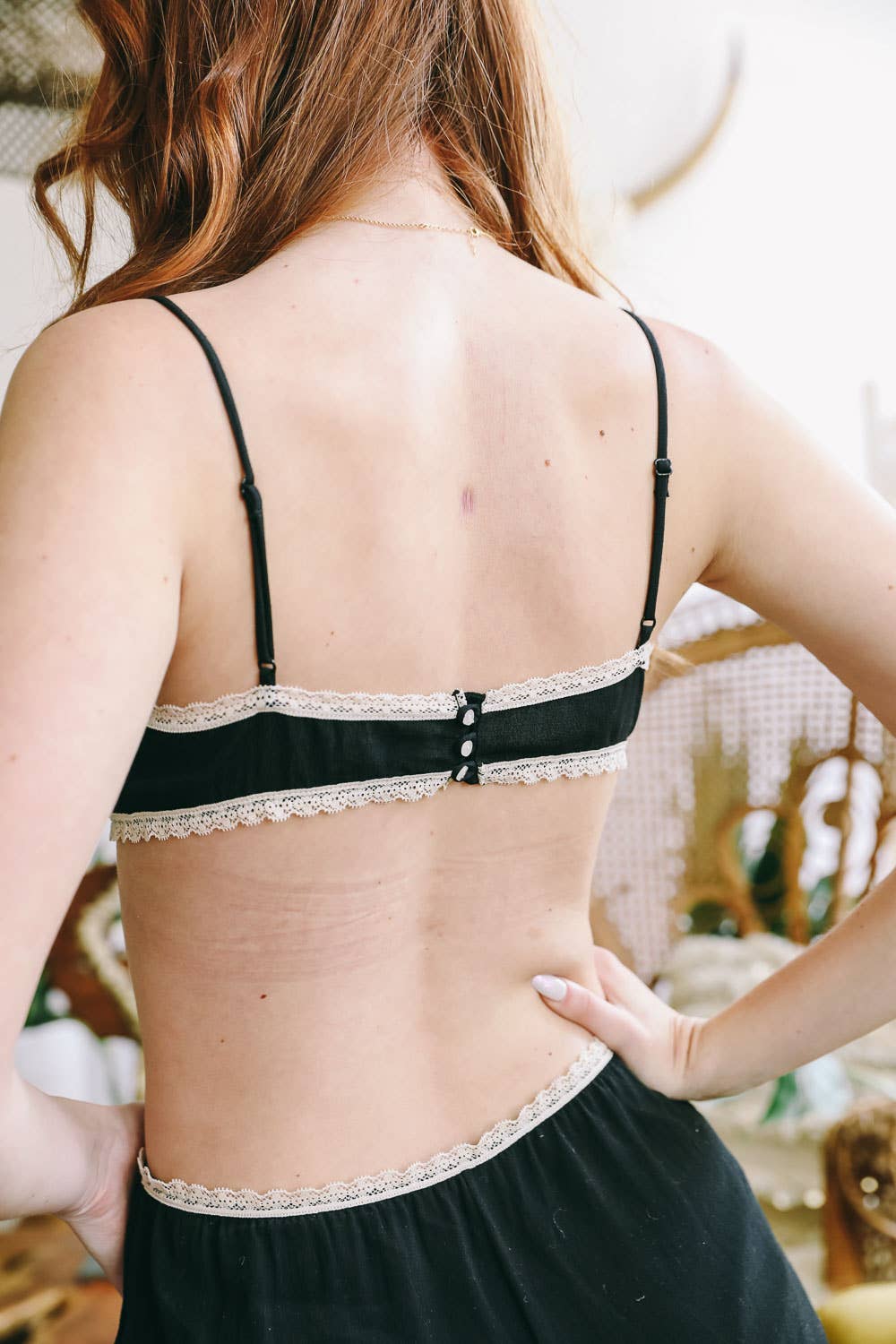 Retro French Lace Trim Knickers Set - Cloth + Cabin