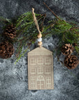 Natural Double Door Building Ornament