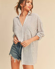 Lyla Striped Button Down Shirts