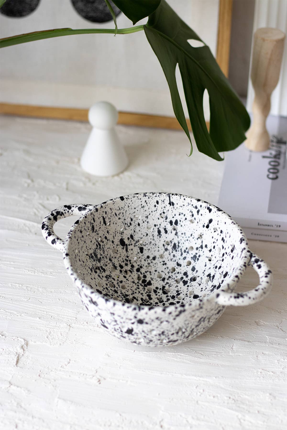 Handmade Ceramic Colander - Cloth + Cabin