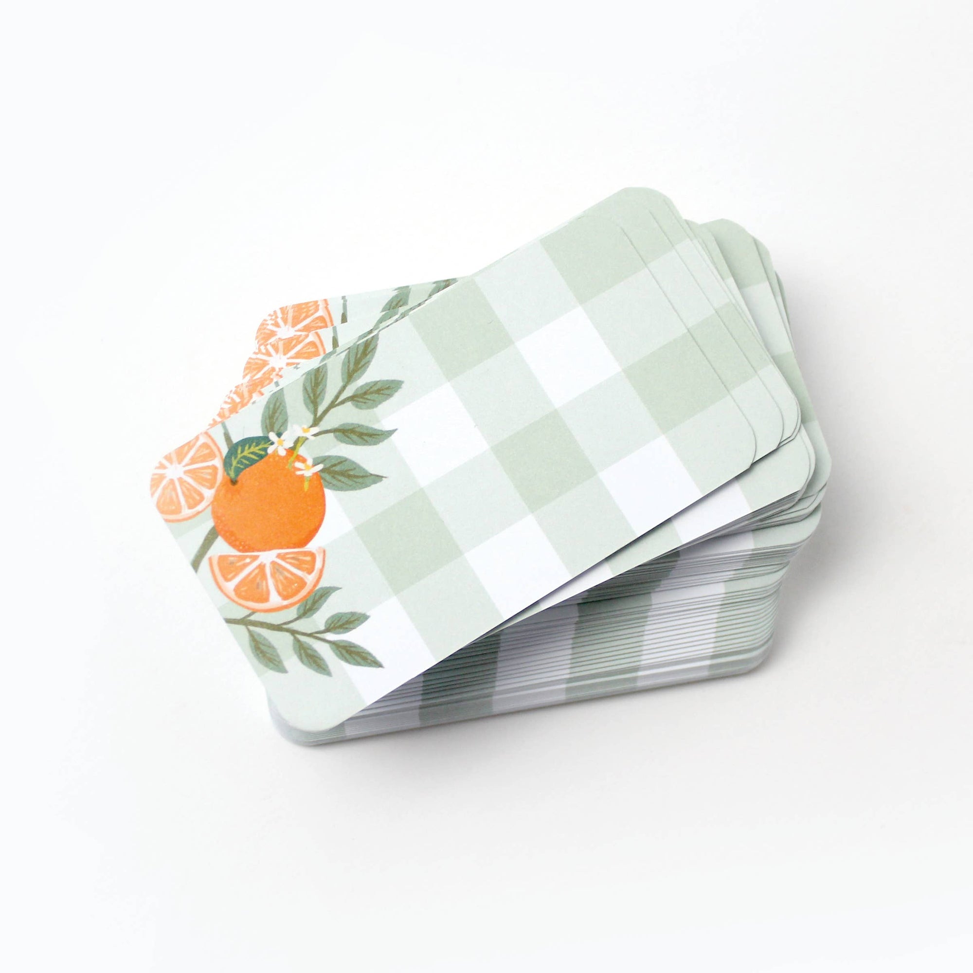 Orange Gingham Pocket Notes™ - Cloth + Cabin