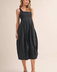 TULIP HEM MIDI DRESS MDR4596 - Cloth + Cabin