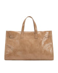 Sutton Tan Recycled Vegan Leather Tote Bag - Cloth + Cabin