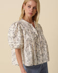Alani Floral Puff Sleeve Top