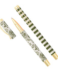 Green Floral Metal Pen Set - Cloth + Cabin