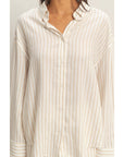 Hailee Striped Button-Up Shirt - Cloth + Cabin