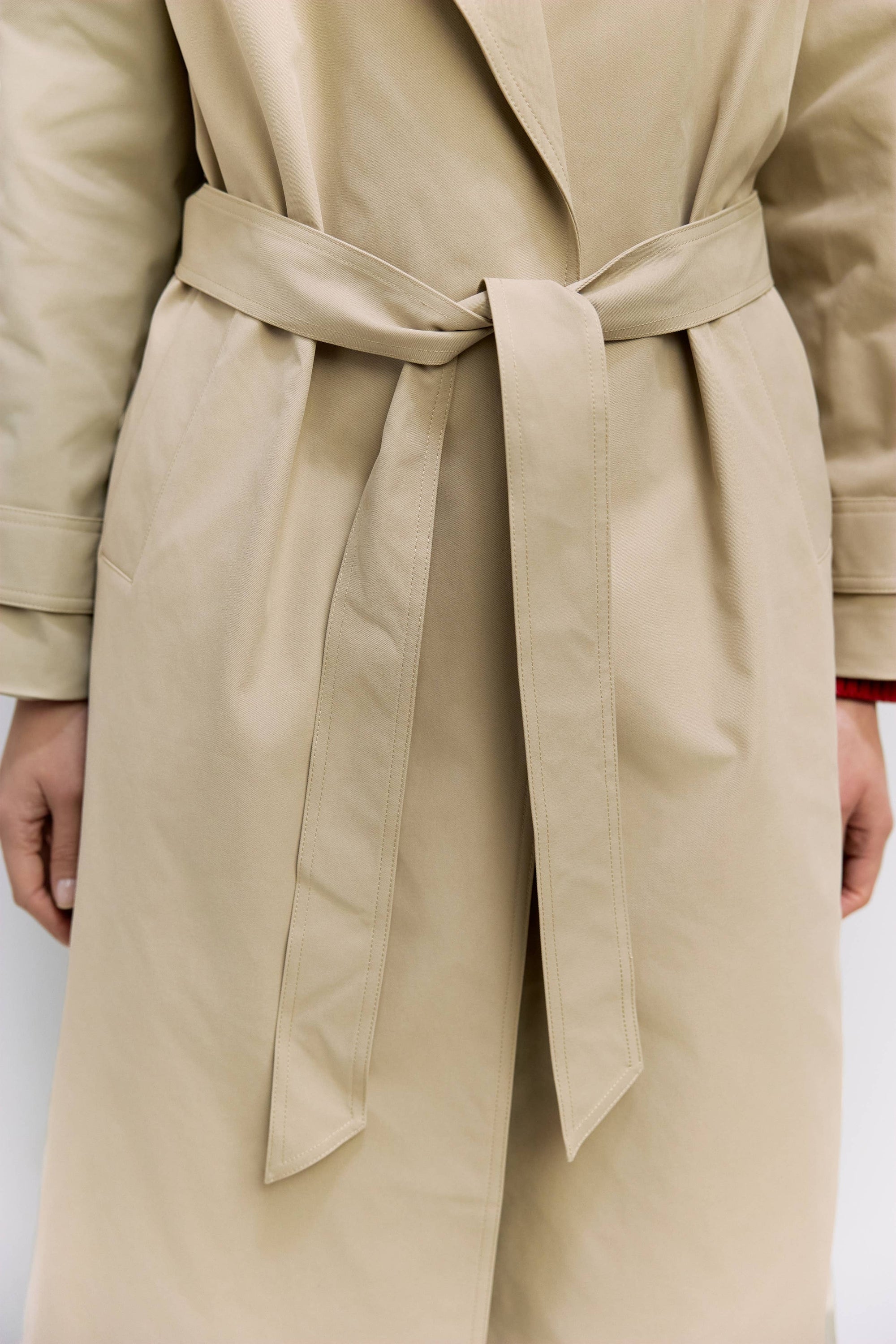 Diane Brushed Twill Trench Coat