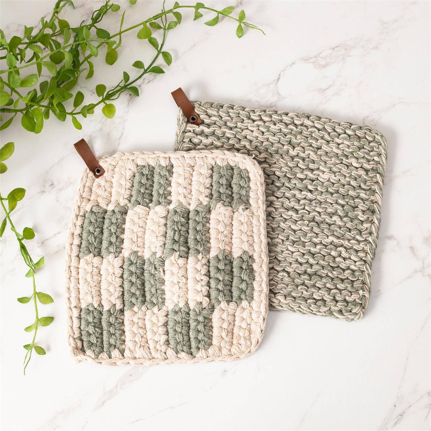 Knitted Pot Holder - Cloth + Cabin