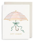 Umbrella Shower Greeting Card