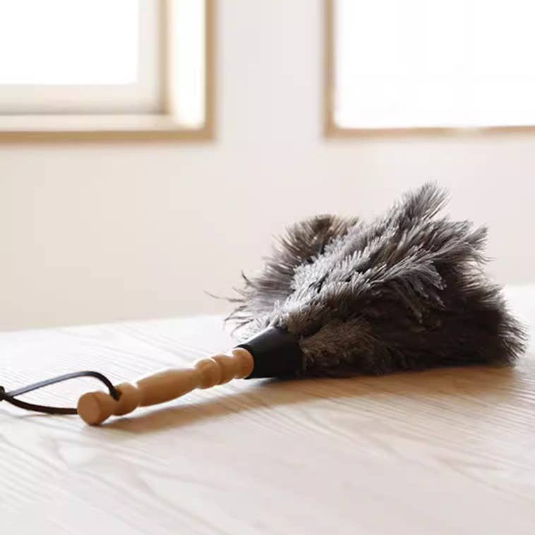 Natural Ostrich Feather Duster - Cloth + Cabin