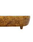 Ansel Antique Brass Tray Cast Iron