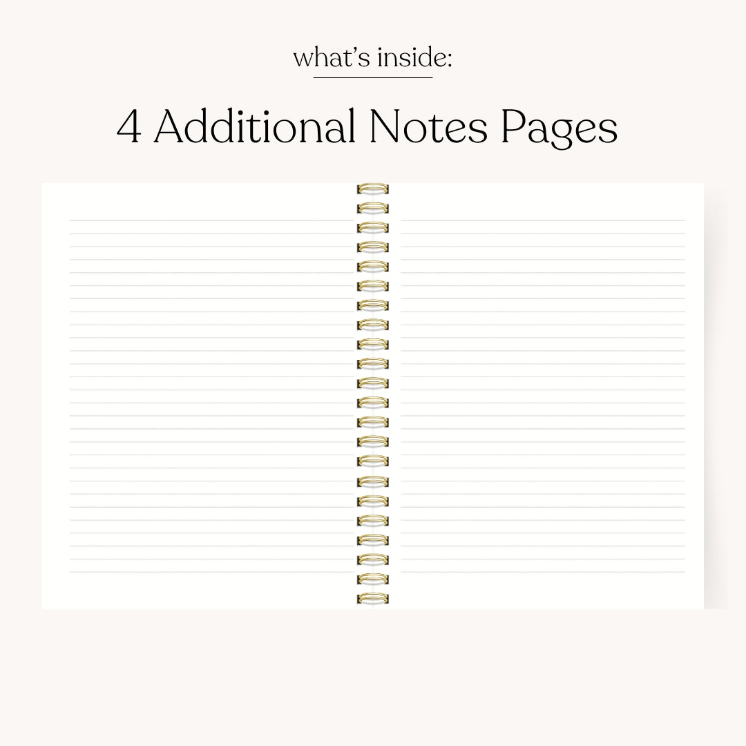 Blue Stripes Undated Planner - Cloth + Cabin