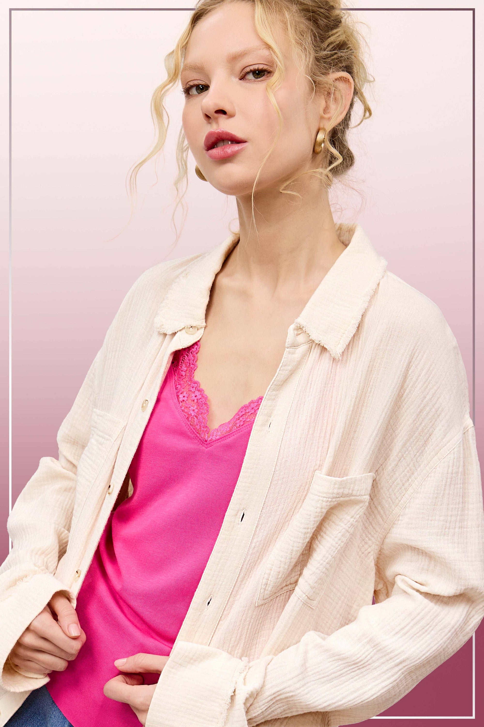 Julianna Button Down Shirt - Cloth + Cabin