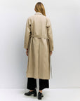 Diane Brushed Twill Trench Coat