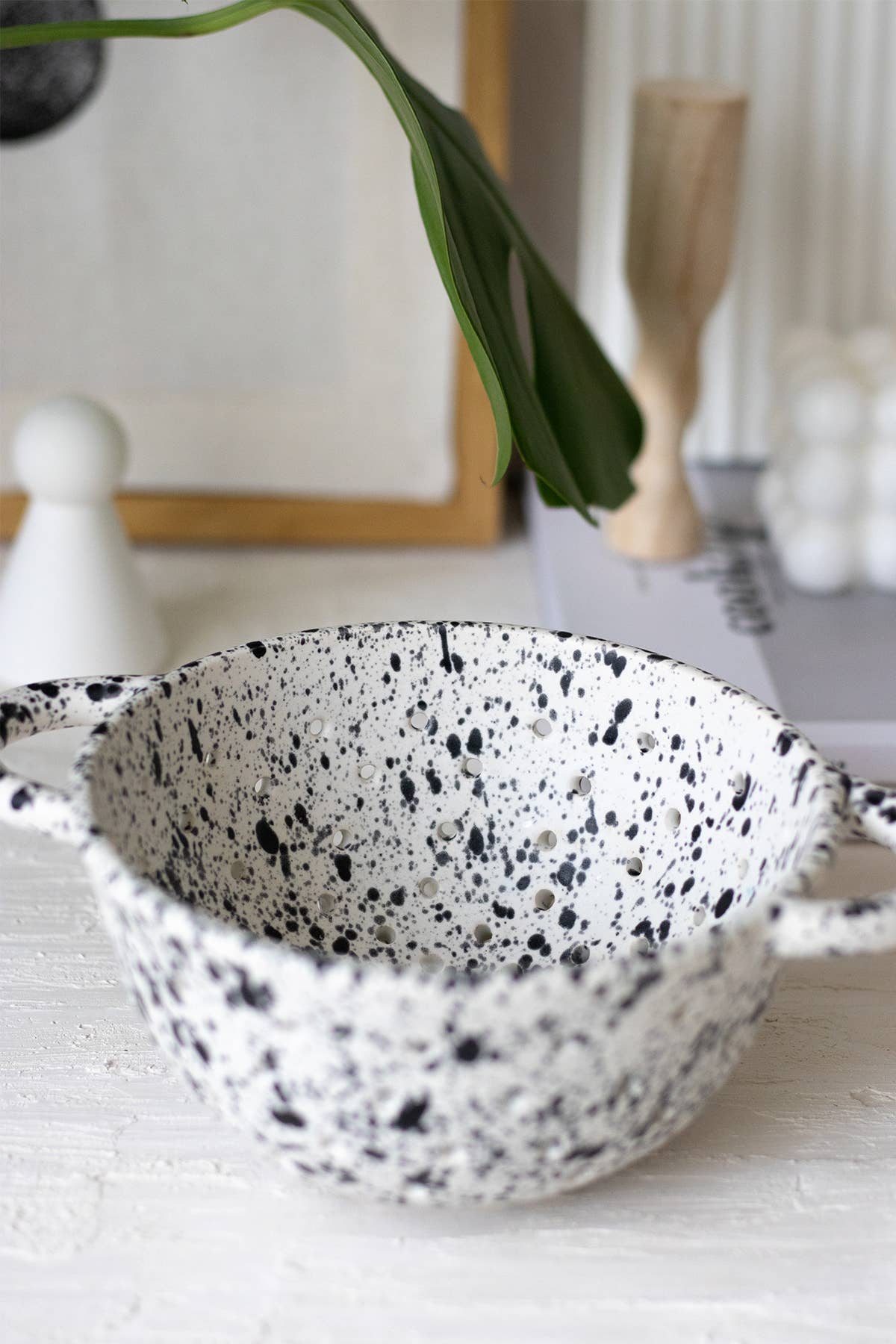 Handmade Ceramic Colander - Cloth + Cabin
