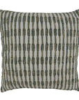 Woven Pillow With Line Design