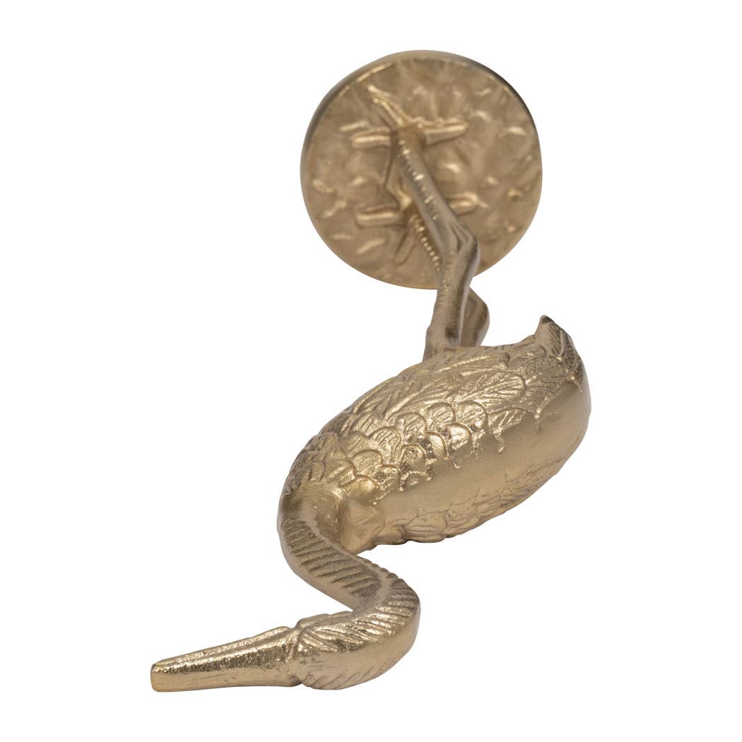 Gold Crane Gleaming Figurine - Cloth + Cabin